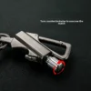 Outdoor Multifunctional Portable Match Keychain, Kerosene Lighter, Metal, Camping Ignition Tool, Men's Gadget
