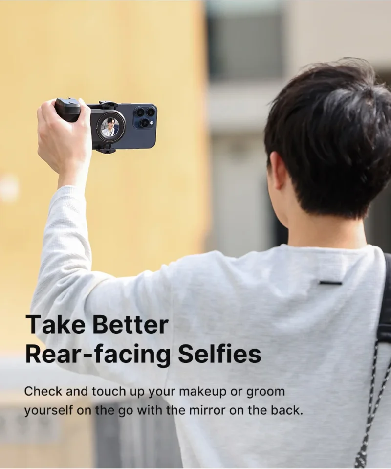 Ulanzi MA35 MagSafe Smartphone Camera Shutter Grip Bluetooth Selfie Handle As Camera Photo Stabilizer Vertical Horizontal Shoot