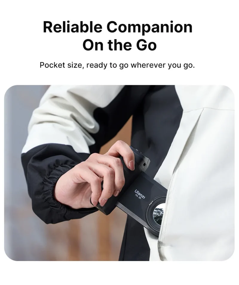 Ulanzi MA35 MagSafe Smartphone Camera Shutter Grip Bluetooth Selfie Handle As Camera Photo Stabilizer Vertical Horizontal Shoot