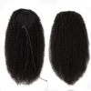 Maxine Afro Kinky Curly Drawstring Ponytail Hair Extensions Indian 100% Remy Human Hair Afro Curly Clip in Human Hair Extensions
