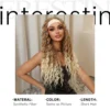 Headband Synthetic Wigs Long Afro Kinky Curly Golden Blonde Platinum Ombre Wig for Black Women Use Water Wave Wig Heat Resistant
