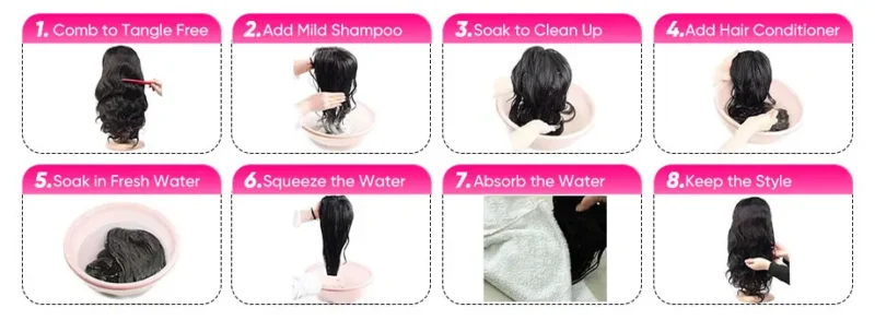 Afro Kinky Curly Human Hair Wig With Bangs For Black Women 180% 250% Density Brazilian Remy Full Machine Made Hair Yarra
