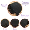 Afro Kinky Curly Wig - Human Hair,  Fluffy - Natural Looking, Effortlessly Stylish  for Women Machine Made