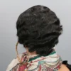 Short Finger Wave Wig Human Hair Wig For Women Brown Short Ocean Wave Wig Pixie Cut Wigs for Woman Natural Color