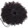 Maxine Afro Kinky Curly Drawstring Ponytail Hair Extensions Indian 100% Remy Human Hair Afro Curly Clip in Human Hair Extensions