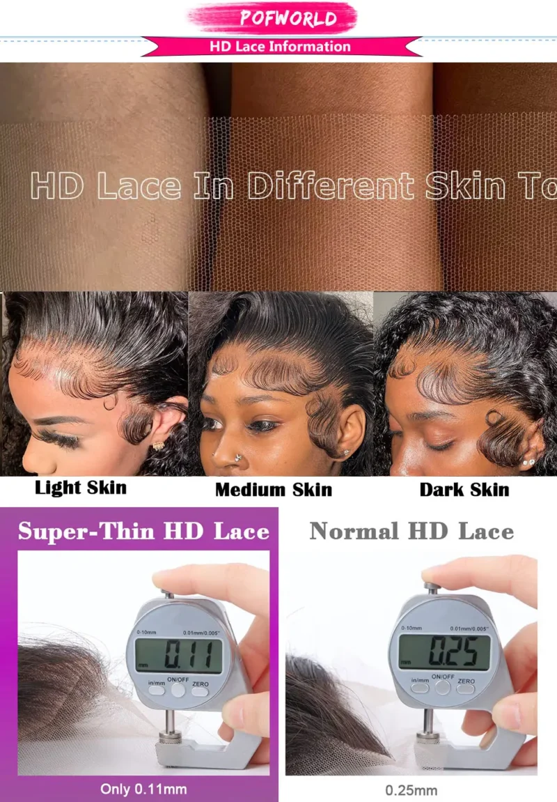 Kinky Straight 13x6 HD Lace Frontal Wig Invisible Drawstring Strap 360 Full Lace Glueless Wig 30 Inch Lace Front Wigs Human Hair