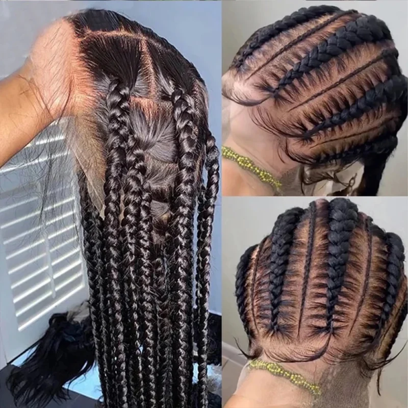 Full Lace Wigs 100% Human Hair Wig For Women Brazilian Straight HD Full Lace Frontal Wig Glueless Wig Ready to Wear Preplucked