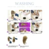 12 Inch Synthetic Afro Black Curly Wigs for Women Wave African American Wig with Side Bang Natural Hairstyles Full Hair Replacem