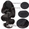 Body Wave Human Hair Drawstring Ponytail Extensions Remy Hairpiece Natural Ponytail Clip In Hair Extensions For Woman 100G/piece