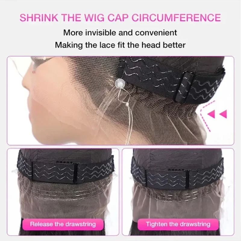 Invisi Strap 360 Full Lace Glueless Body Wave Human Hair Wig Pre Plucked Body Wave Wigs Human Hair 360 Full Lace Wig Human Hair