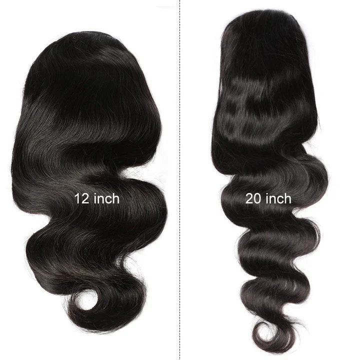 Body Wave Human Hair Drawstring Ponytail Extensions Remy Hairpiece Natural Ponytail Clip In Hair Extensions For Woman 100G/piece