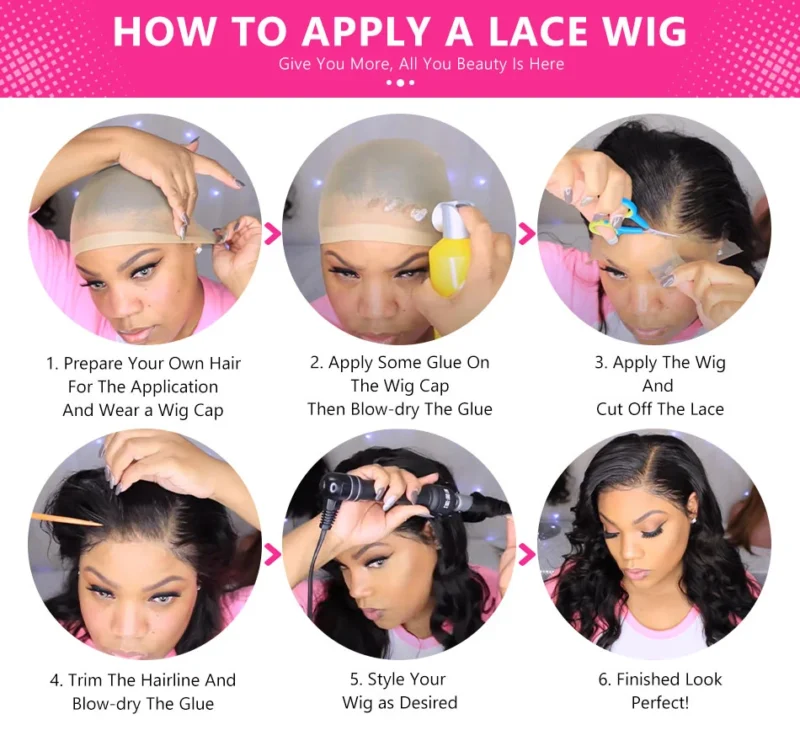 Short Bob Braid Wigs Human Hair Afro Kinky Curly Lace Front Wigs for Women Natural Black 250% Density Brazilian Remy Hair 16inch