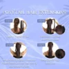 Straight Ponytail Extension Soft Natural Human Hair Wrap Around Ponytail Extension For Women 1 Piece 100g 14-26 Inches