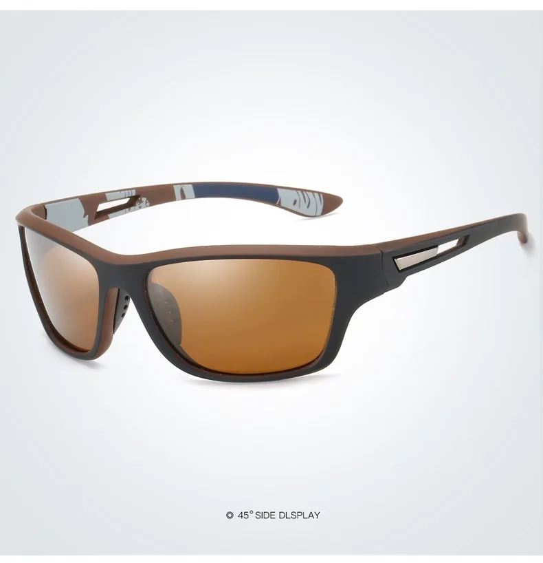 Men's Polarized Fishing Sunglasses With Glasses Chain For Men Women Driving Hiking Sun Glasses Fishing  UV400 Eyewear