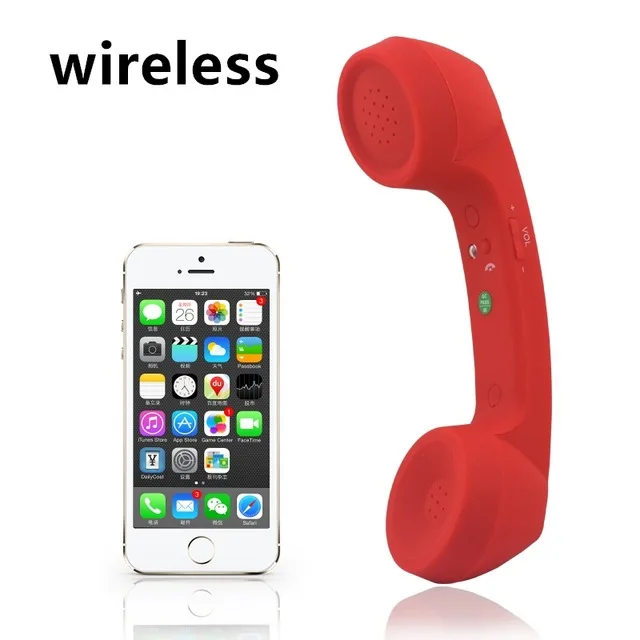 Wireless Retro Bluetooth Phone for Laptops and Cellphones Pop Phone Retro Handset Wireless Retro Telephone Handset Receivers