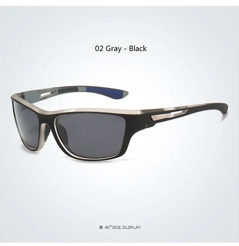 Men's Polarized Fishing Sunglasses With Glasses Chain For Men Women Driving Hiking Sun Glasses Fishing  UV400 Eyewear