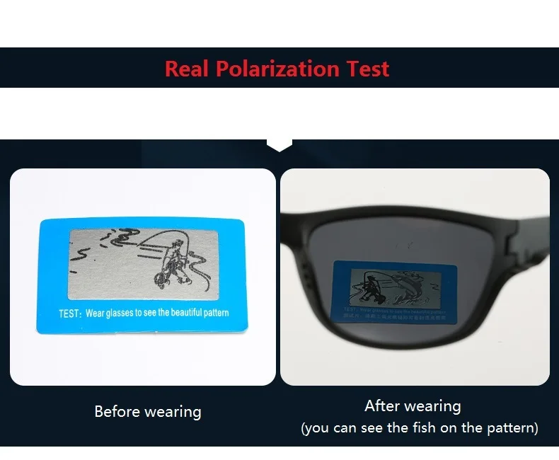 Men's Polarized Fishing Sunglasses With Glasses Chain For Men Women Driving Hiking Sun Glasses Fishing  UV400 Eyewear