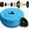 Mini Bluetooth Speaker Shower Subwoofer Waterproof Handsfree Loudspeaker With Suction Cup Mic For Bathroom Pool Beach Car Phone