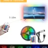 1-30M Usb Adhesive Rgb Led Strip Light With Remote Control 5Volt Wifi Bluetooth Controller Led Band Tape 15M 25M 5M 3M 2M 4Meter