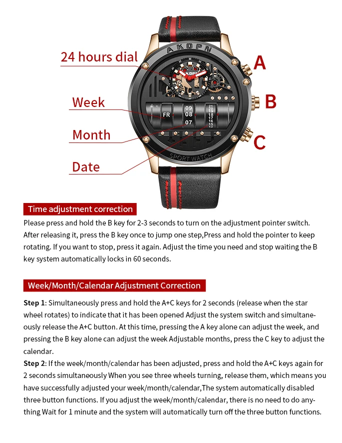 Luxury Mechanical Watch For Men Business Casual Watches Male Creative Men WristWatch Unique Rotate Date Leather Strap Watches