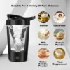 450ml Blenders Cup Electric Mixing Cup Portable Protein Powder Shaker Bottle Mixer For Travel Home Office Kitchen Tools