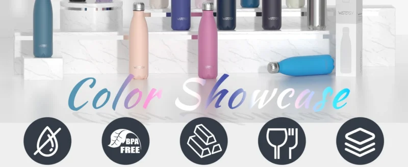 500ML Stainless Steel Thermal Bottle Double Vacuum Flasks Insulated Cup for Hot and Cold Sports Water Bottle Car Travel Mug