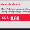 Men's Polarized Fishing Sunglasses With Glasses Chain For Men Women Driving Hiking Sun Glasses Fishing  UV400 Eyewear