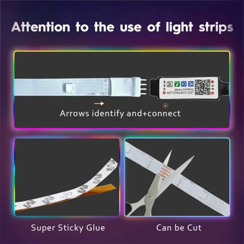 S131f7488ac6e459091417af3ec53188bg.webp WIFI Led Lights for Room Music Sync RGB Led Strip Lights 10m 20m 30m Flexible Ribbon for Room Bedroom Gaming Decor TV Backlights