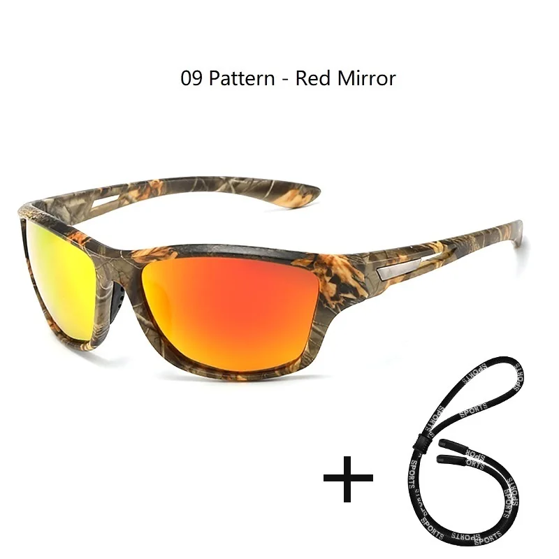 Men's Polarized Fishing Sunglasses With Glasses Chain For Men Women Driving Hiking Sun Glasses Fishing  UV400 Eyewear