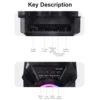 500mAh Bluetooth speaker Sound box high power bluetooth speakers TF Udisk karaoke handheld sound subwoofers for dancing