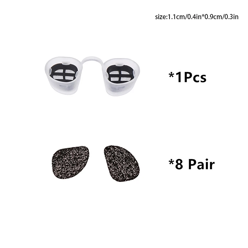 Comfortable Nose Invisible Nasal Filters Anti Air Pollution Pollen Allergy Mask Removable Nose Dust Filter