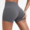 S23d0b3c40ddc4d9581852ed1061cc0aeM.webp Hearuisavy Running Sports Shorts Women Buttock Lift Gym Leggings Women Cycling Slim Fit Workout Shorts High Waist Yoga Shorts
