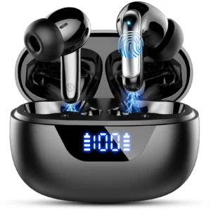 Wireless Headphones,Bluetooth 5.3 Stereo Earphones in Ear with 4 ENC Mic Clear Calls,Noise Cancelling Ear Buds,48H battery life.