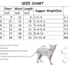DUOMASUMI Summer Cat Vest for Hairless Breeds - Stretch Cotton & Ultra-Soft Cooling Top for Sphynx, Devon Rex& Abyssinian Cats