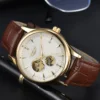 LONGLUX automatic watch elegant style wholesale mechanical wristwatches skeleton rome waterproof  mens watch men gift