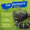 Outdoor Playground Cat Cage Outdoor Cat Tunnel Outdoor Portable Cat Tent with Storage Bag Outdoor Cat Fence Pet Fence