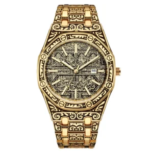 New Hot Watches Fashion Men Stainless Steel Watch Luxury Calendar Quartz Wristwatch Business Watches Man Clock Relogio Masculino