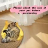 Cat Sofa Bed with Cartoon Design, Detachable Washable Pet Bed for Indoor Cats, Support Up To 2.72KG, Cozy Pet Furniture