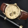 LONGLUX automatic watch elegant style wholesale mechanical wristwatches skeleton rome waterproof  mens watch men gift