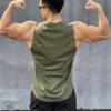 S3961f967174d43a298b4dca3de401cabc.webp summer Sleeveless vest outdoor sport tank top running fitness undershirt quick drying round neck gym T-shirt men Breathable tops