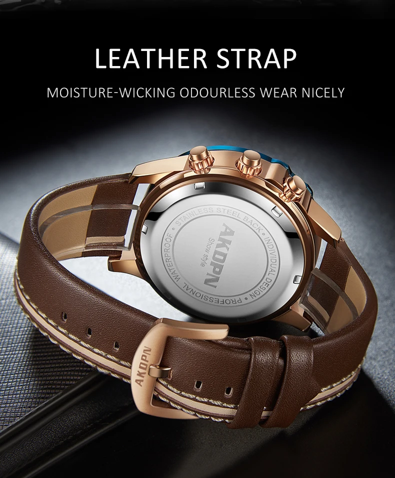 Luxury Mechanical Watch For Men Business Casual Watches Male Creative Men WristWatch Unique Rotate Date Leather Strap Watches