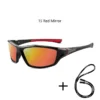 Men's Polarized Fishing Sunglasses With Glasses Chain For Men Women Driving Hiking Sun Glasses Fishing  UV400 Eyewear