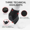 1PC Adjustable Ankle Support Pad Ankle Sleeve Pressure Anti-Spinning Elastic Breathable Support Fitness Sports Safety Prevention