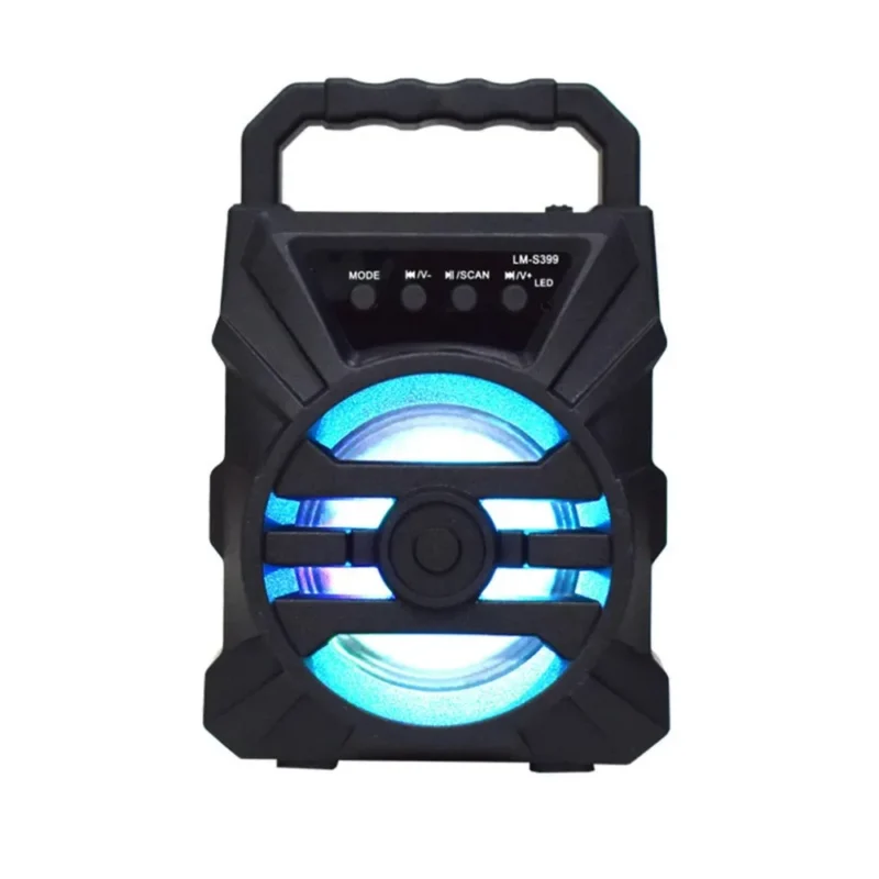 500mAh Bluetooth speaker Sound box high power bluetooth speakers TF Udisk karaoke handheld sound subwoofers for dancing