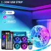 Led Lights For Bedroom Bluetooth Wifi App Remote Control Rgb Led Light Strip 5050 Rgb Usb 5V Led Tape Tv Backlight Room Lighting