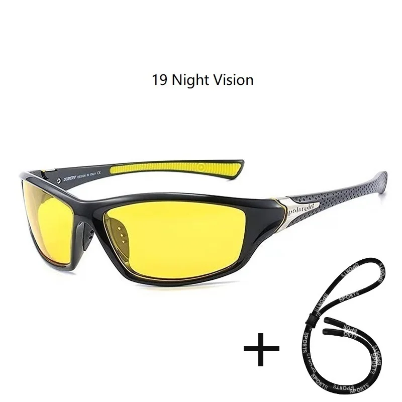 Men's Polarized Fishing Sunglasses With Glasses Chain For Men Women Driving Hiking Sun Glasses Fishing  UV400 Eyewear