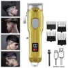 Professional Hair Clipper and Trimmer Set Men Electric Razor Shavers Beard Trimmer Rechargeable Barber Clippers Haircut Kit
