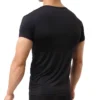 Ice Silk T Shirt for Men Summer Breathable Short Sleeve Tops Men's Quick Dry T-shirt Trainer Slim Tops