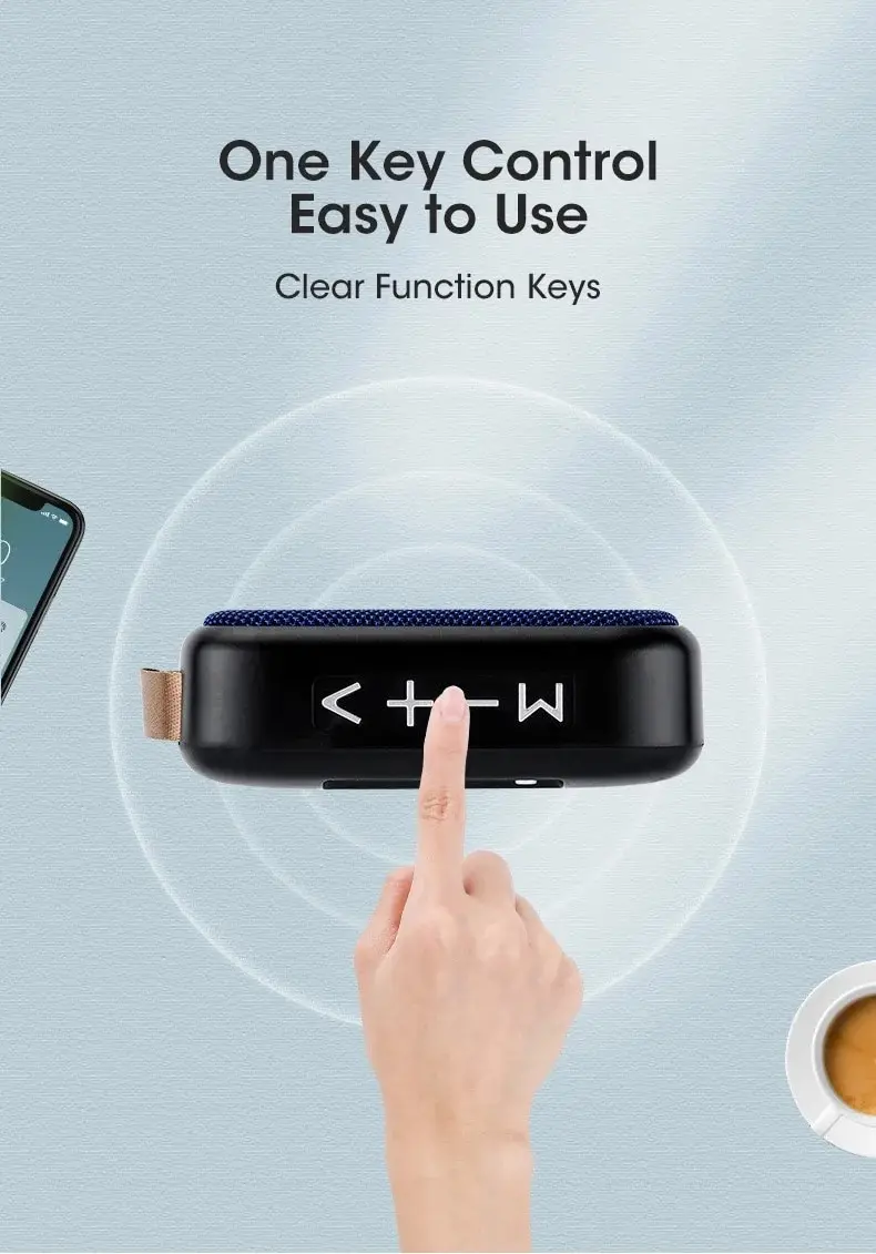 S543cc63211cf4339b9ac040c1011077eq.webp New Wireless Speaker Outdoor Portable Subwoofer Mini Speaker Home Cloth Card Speaker