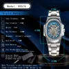 LONGLUX Men automatic mechanical watch luxury watches waterproof skeleton business cheap wholesale stainless steel gift watch